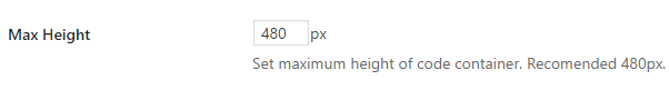 Max Height